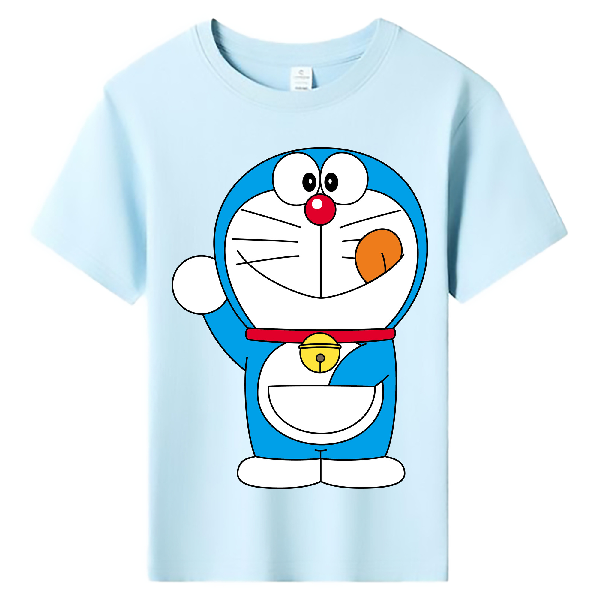 （画像用） ドラえもん Doraemon 綿100％キッズTシャツ（フロントプリント）